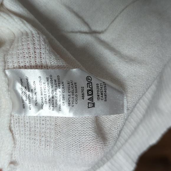 Loft XL cream sweater top - Picture 3 of 6